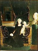Francois Joseph Kinson Portrait of Caroline of Naples and Sicily oil painting on canvas
